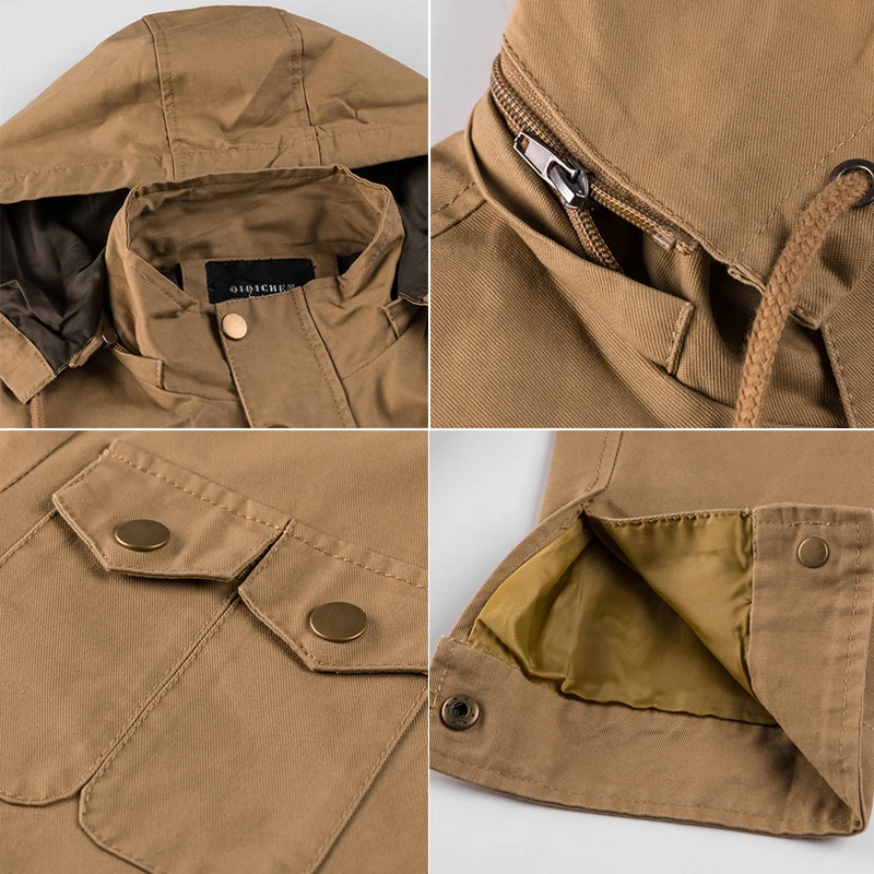 Refire gear Air Force стиль худи милитари куртка мужская зимняя хлопковая тактическая армейская куртка-бомбер Осенняя повседневная куртка-Карго
