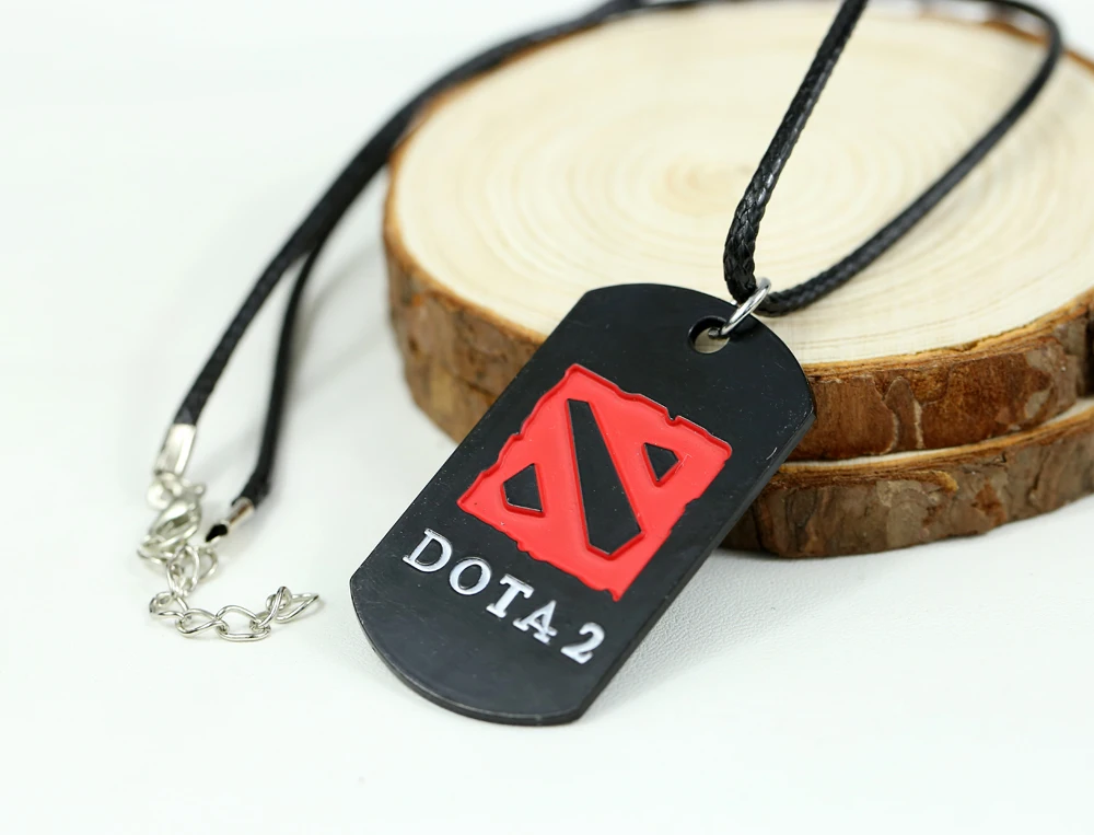 Ожерелье с логотипом DOTA 2 подвеска из металлического сплава аксессуары для