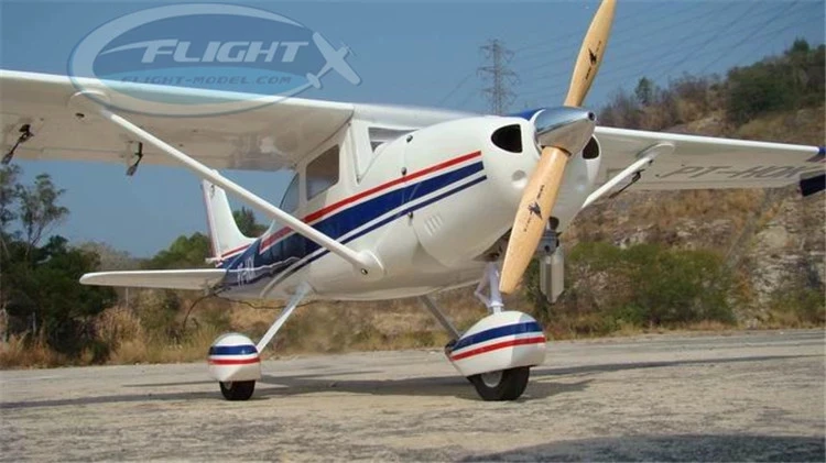 Пробкового дерева амфибия Cessna 182 фиксированное крыло RC модель самолета 1720 мм размах крыльев 60 класс светящийся Электрический с поплавком