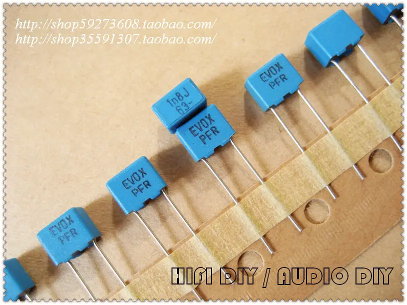 hot sale 30pcs/50PCS RIFA PFR Series 1800pF/63V 5% MKP Film Capacitor (1.8nF 182, with original box) free shipping