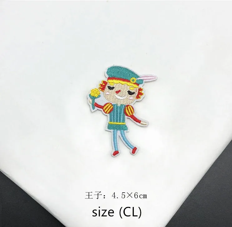 Новое поступление 20 шт. Мультяшные нашивки с вышивкой для девочек и мальчиков