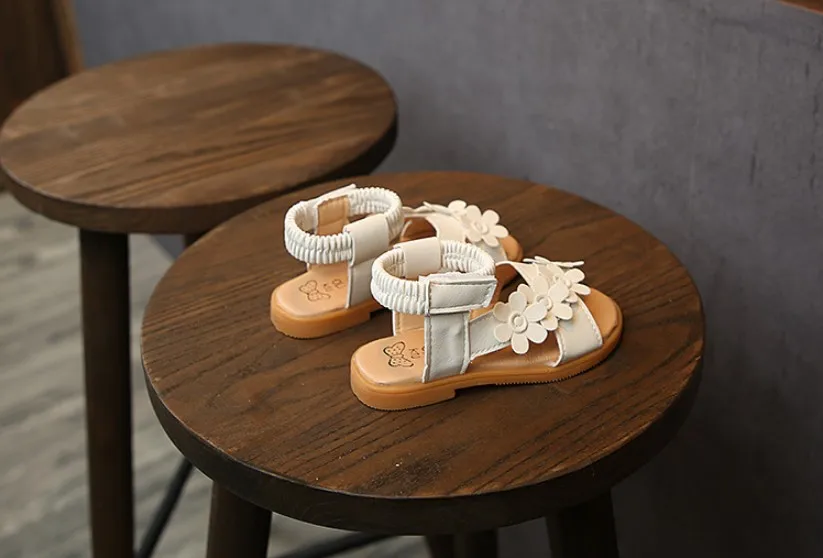 Children Shoes Summer Kids Sandals Lovely Flower Shoes Fashion Girl Sandals Magic Toddler Baby Shoes For Kiads