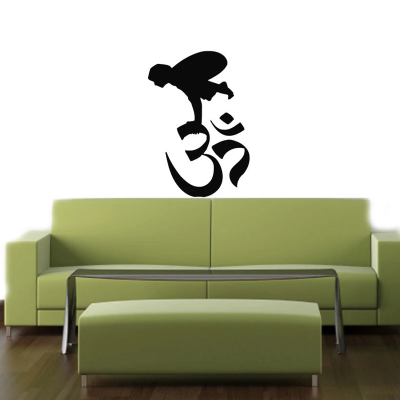 Будда цитаты Намасте Наклейки на стены Йога мандала наклейки стену для гостиной
