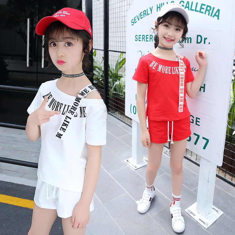 Детская упаковка летний костюм для девочек новинка детская одежда 10 8 летняя с