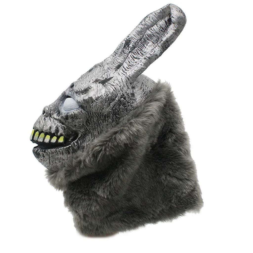 Donnie Darko FRANK маска кролика Хэллоуин кролик латексный капюшон с меховой маской