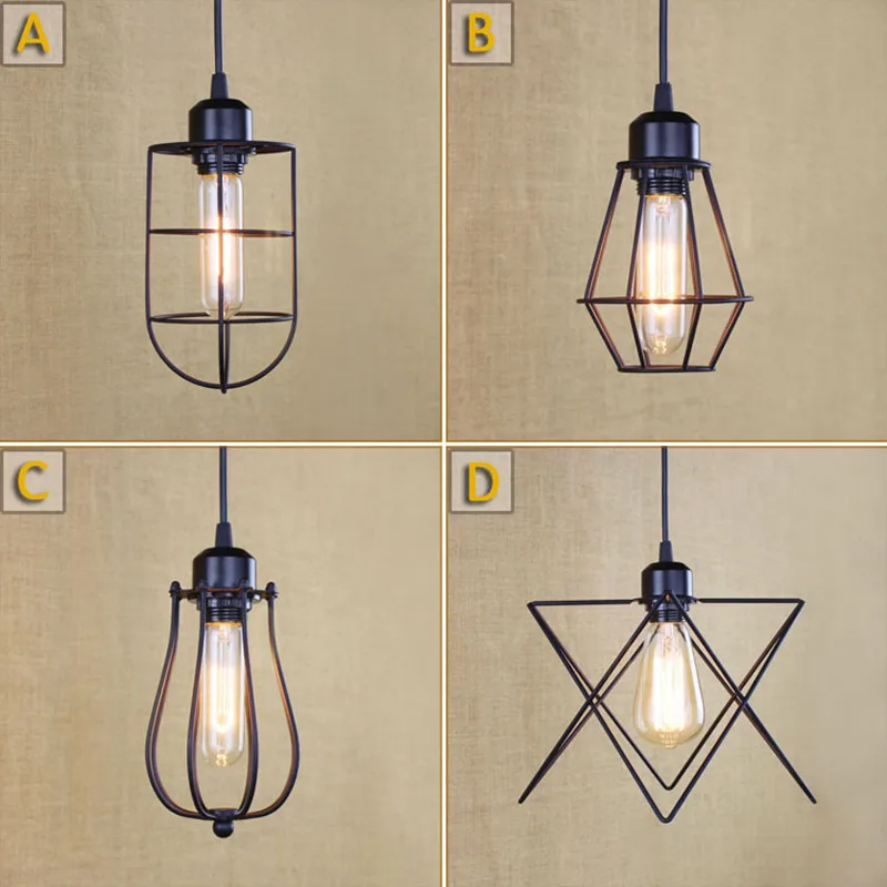 [Три медведя] Американский промышленный винтажный Железный Ретро подвесной