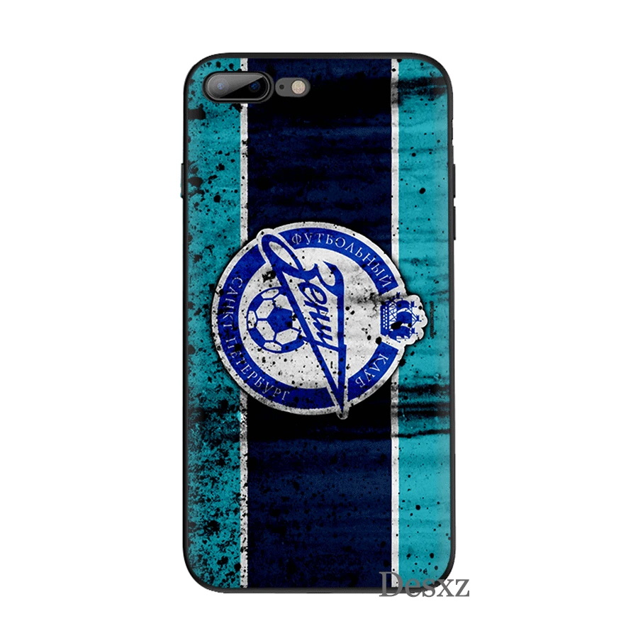 Силиконовый ТПУ чехол для телефона Zenit St petersber для iPhone 11 Pro X XS Max XR iPhone 6 6s 7 8 Plus 5 5S SE защитный чехол
