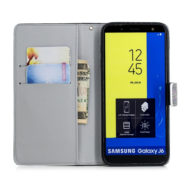 Кожаный чехол бумажник с откидной крышкой для Samsung Galaxy S10E S10 Lite S20 Ultra A6 Plus A7 2018 J8 J4 J6