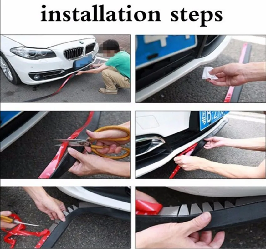 2 5 м углеродное волокно Стайлинг автомобиля полоски стикер набор для тела защита