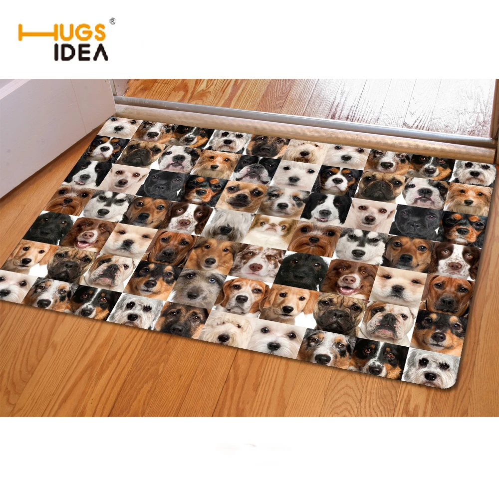 Новинка домашний Коврик-пазл HUGSIDEA с животными кошками собаками милый коврик 3D
