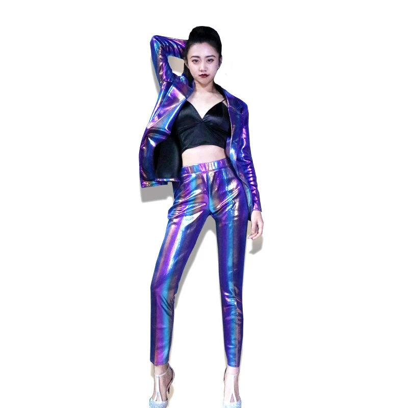 2019 женские новые костюмы с брюками для клуба высококачественный ночной клуб