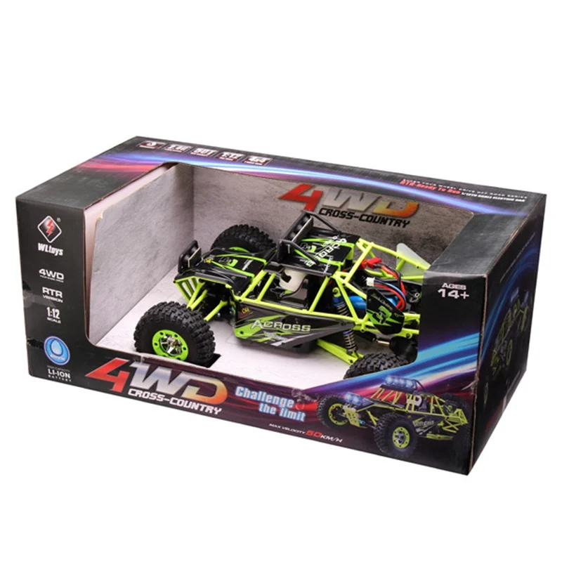 Высококачественный WLtoys 12428 2 4G 1/12 4WD гусеничный радиоуправляемый автомобиль 1:12