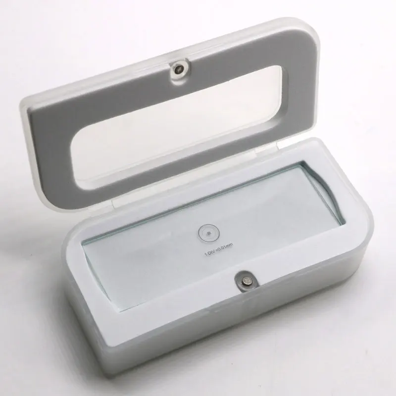 

Микрометр из оптического стекла 908 DIV, калибровочный, 0,01 мм