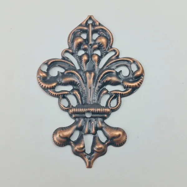 antique copper 20pcs 35x50 мм 20 шт оптом филигранные поделки полые украшения фурнитура, ювелирные аксессуары, бронзовые тона украшения - Цвет: antique copper 20pcs