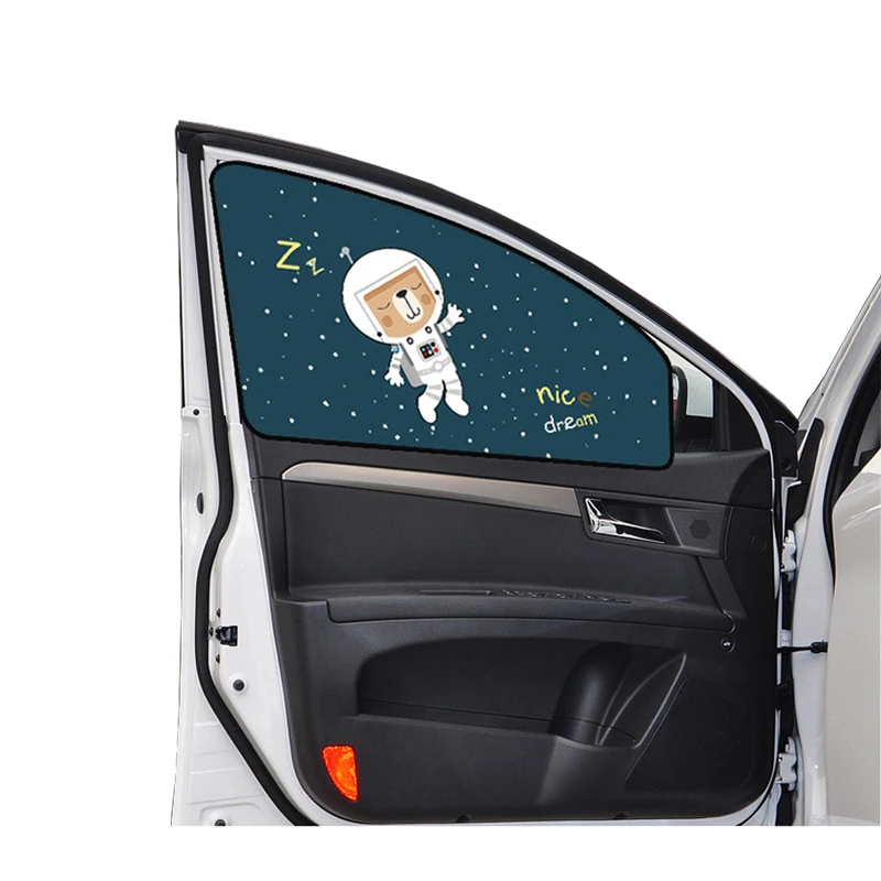 Автомобильная Передняя занавеска бокового окна с мультяшным изображением
