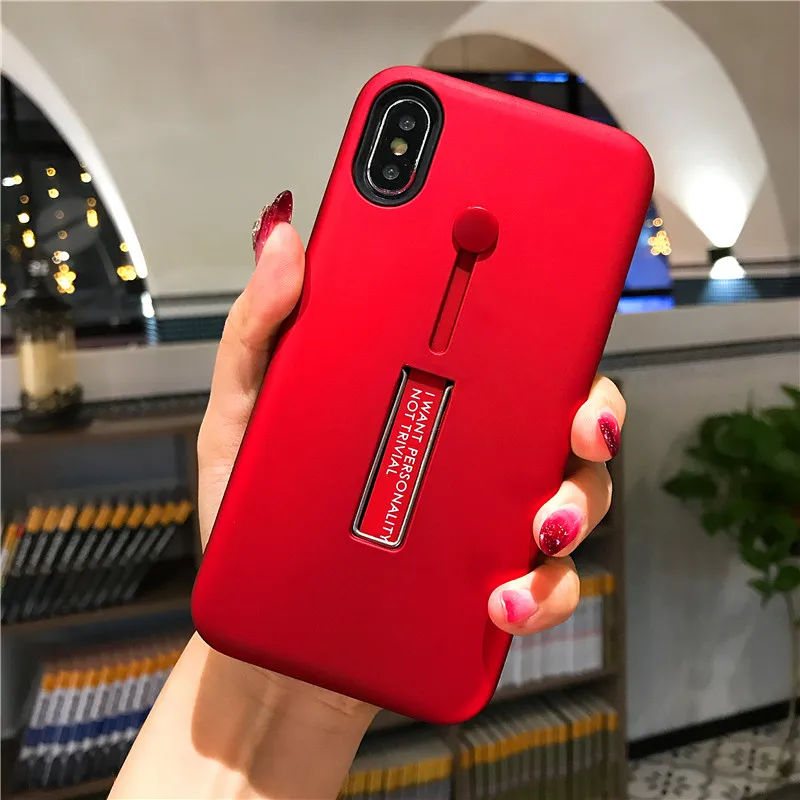 Чехол для Телефона iPhone 6 6S 7 Plus чехол iphone 8 X 10 XS MAX XR красные черные чехлы |
