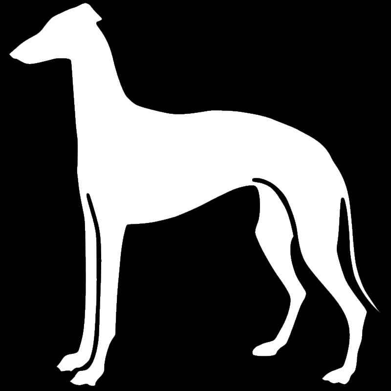 Грейхаунд собака Стайлинг автомобиля украшение наклейка модное окно мультяшный