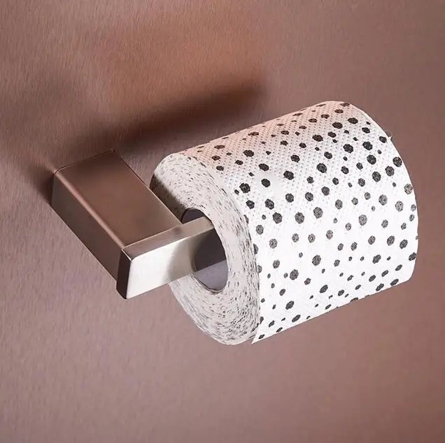paper holder MTTUZK Матовый никель SUS304 нержавеющая сталь полотенцесушитель, крючок для ткани, держатель для бумаги, аксессуары для ванной, аксессуары для ванной комнаты - Цвет: paper holder