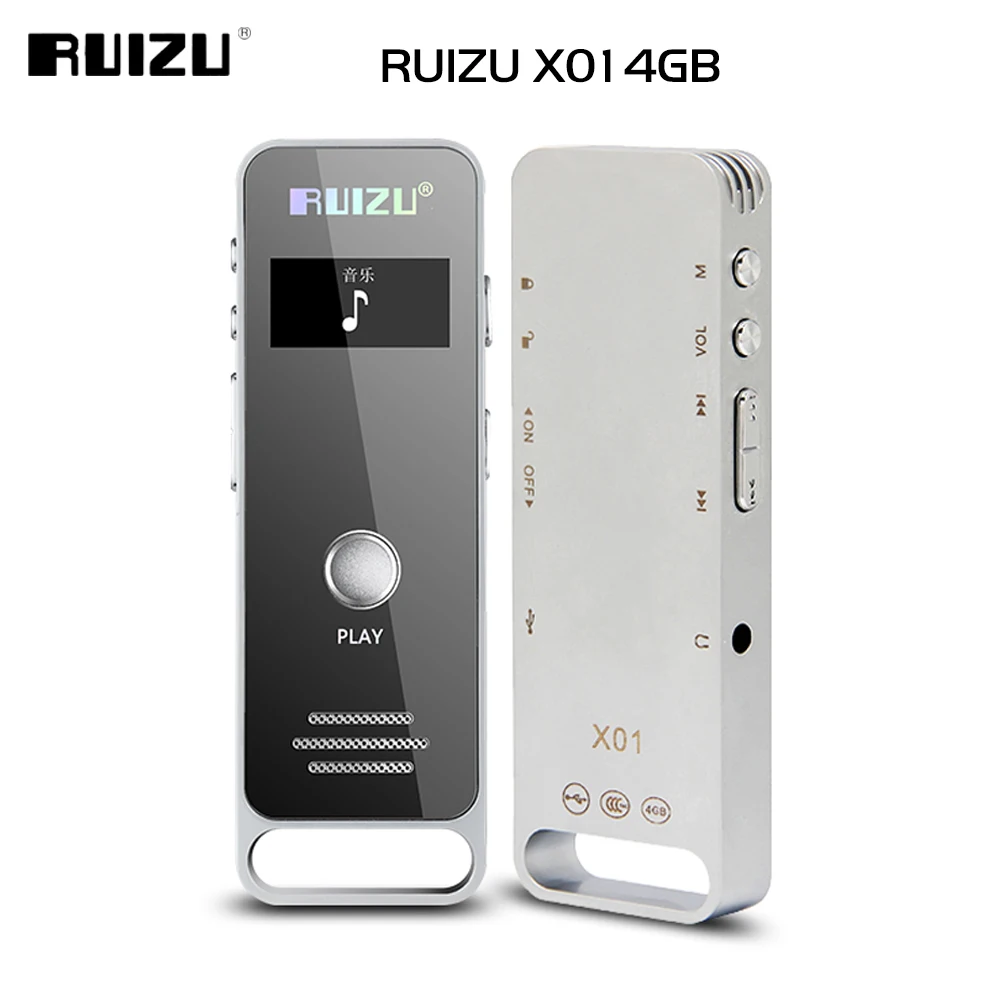 RUIZU X01 спортивный мини портативный MP3 музыкальный плеер без потерь новейший