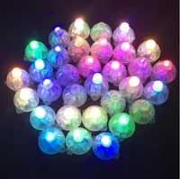 400 pcs dhl white round led ball lamps balloon lights multicolor rgb flash lights for wedding party decoration 6 colors 2016 new