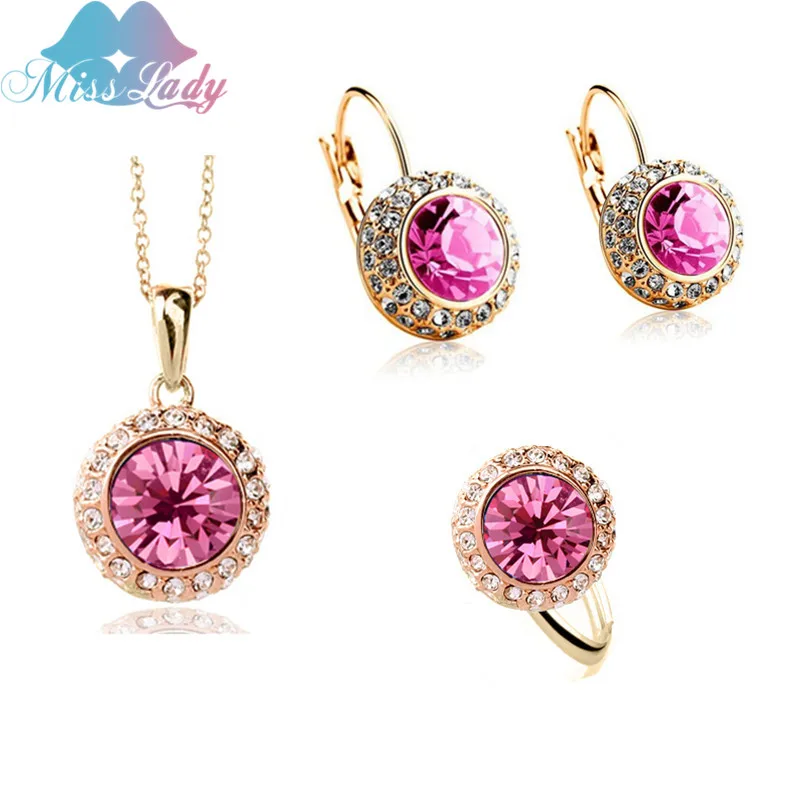 Miss Lady для лета позолота горный хрусталь ретро стиль лунных речной кристалл