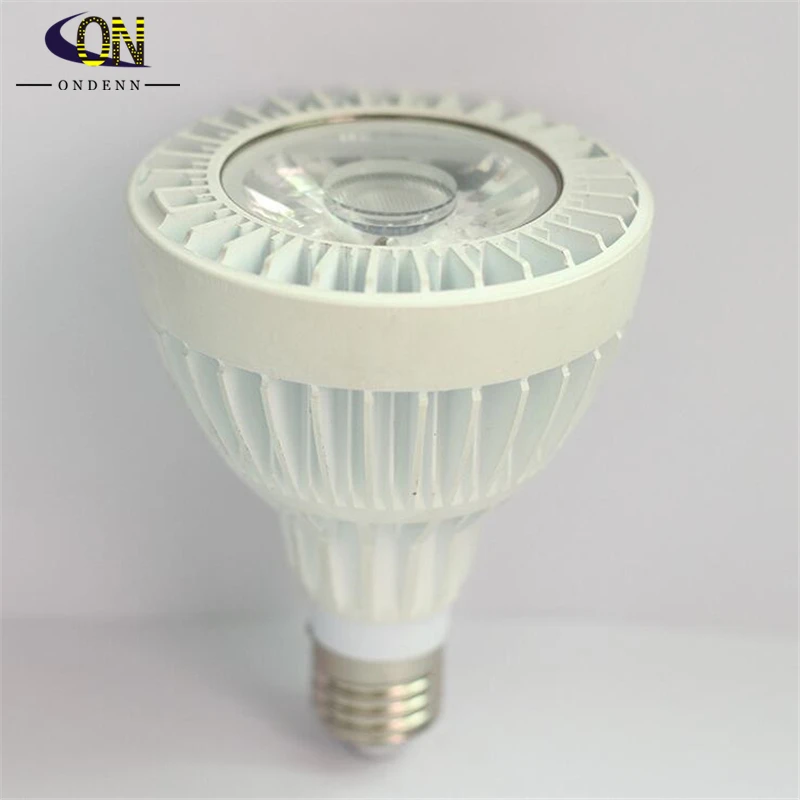 COB LED Par30 Lamp Spotlight 28W E27 85-265Vac 100lm/W Aluminum White Housing Warm/Cold white Equivalent to 240W Halogen | Освещение