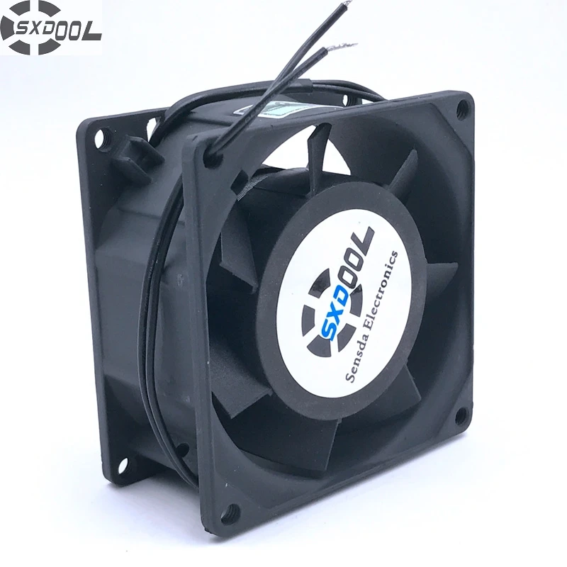 Высококачественный SXDOOL SJ8038HA2 8 см 80 мм 8038 AC 220 В 50/60 Гц 0.10A охлаждающий вентилятор