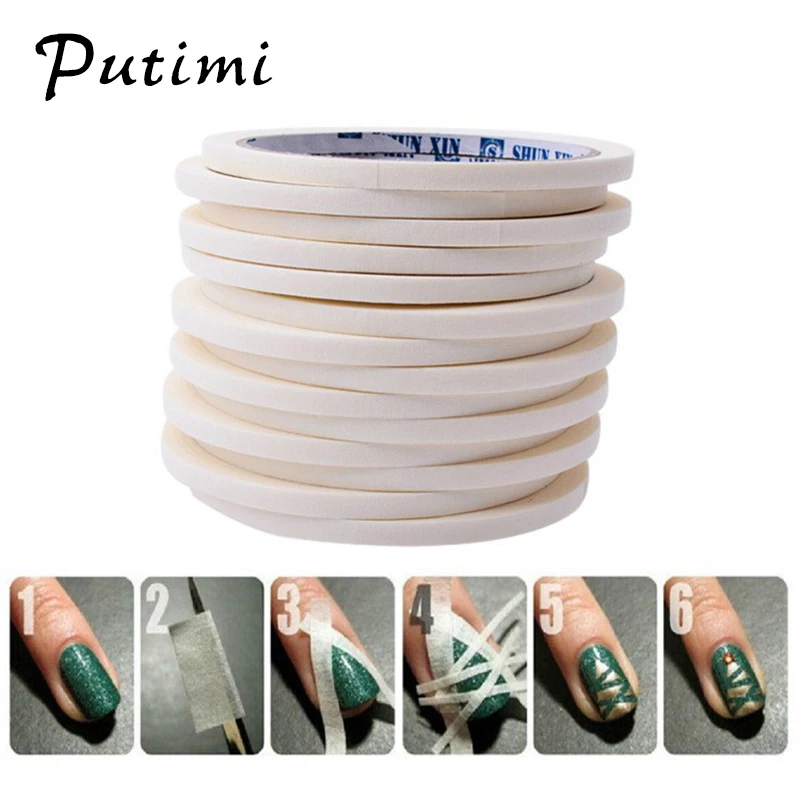 Putimi Nail Striping Tape Line DIY водопроводная наклейка наклейки для дизайна ногтей клейкие