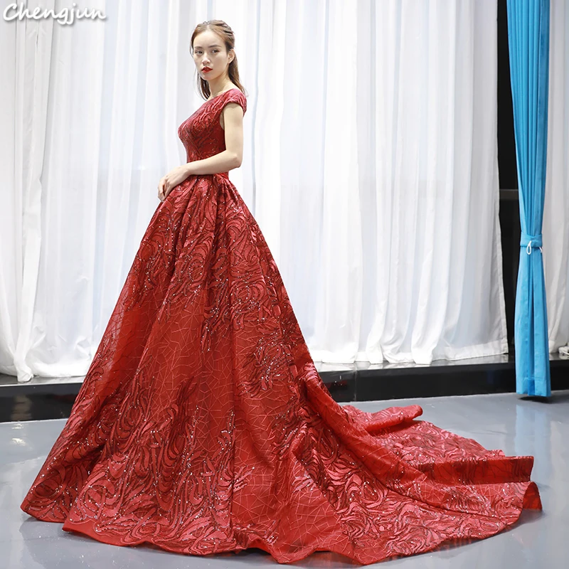 Chengjun мексиканское роскошное кружевное женское вечернее платье выпускного