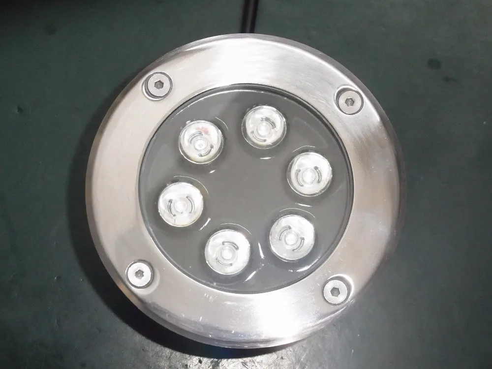 6 W светодиодный подземных лампы 12 V 24 V 110 V 220 V 85-265 V Открытый IP67 Водонепроницаемый похоронен огни DMX512 RGB Цвет освещение сада CE