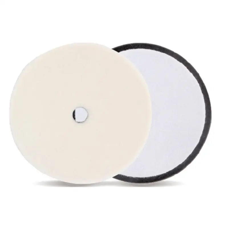 7 дюймовая круглая шерстяная подкладка для полировщика самоклеящаяся