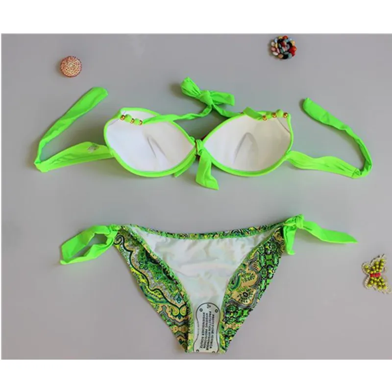 Купальники Cooclo женские с мягкими чашечками брендовые пикантные бандажные