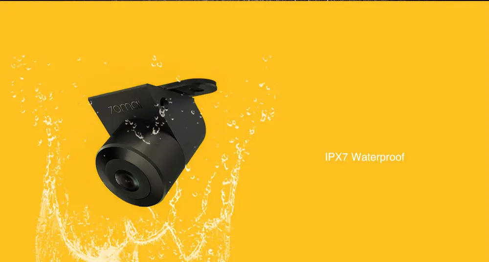 Xiaomi 70mai Автомобильная резервная камера HD 720P ночного видения Водонепроницаемая камера заднего вида автомобиля 138 градусов двойная запись