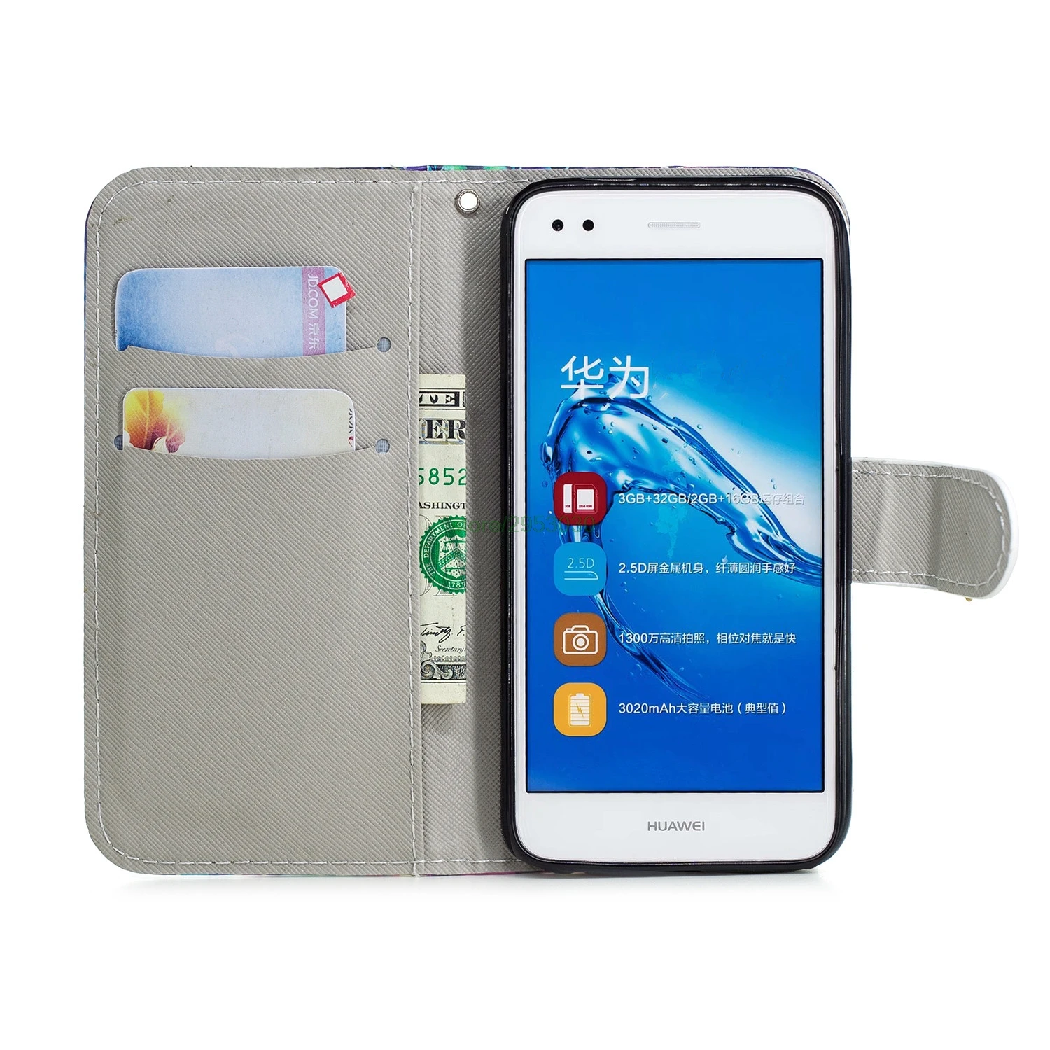 Чехол-книжка с отделением для карт для huawei P8 Lite ALE L21 L23 P8Lite чехол для huawei P 8 Lite ALE-L21 ALE-L23 чехол для телефона из искусственной кожи