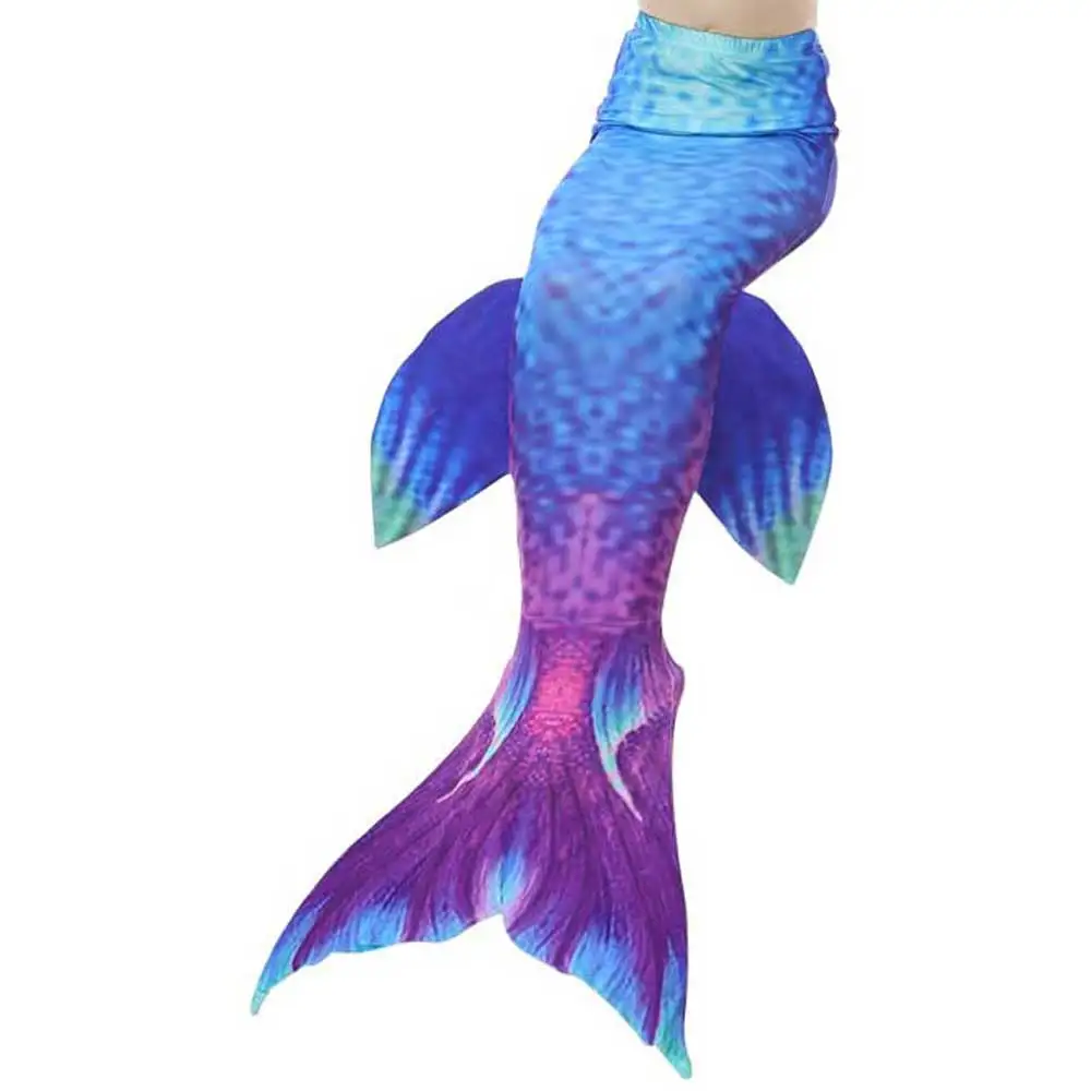 4 шт./компл. и девочек Одеяло хвост русалки для плавания Косплэй Купальный костюм