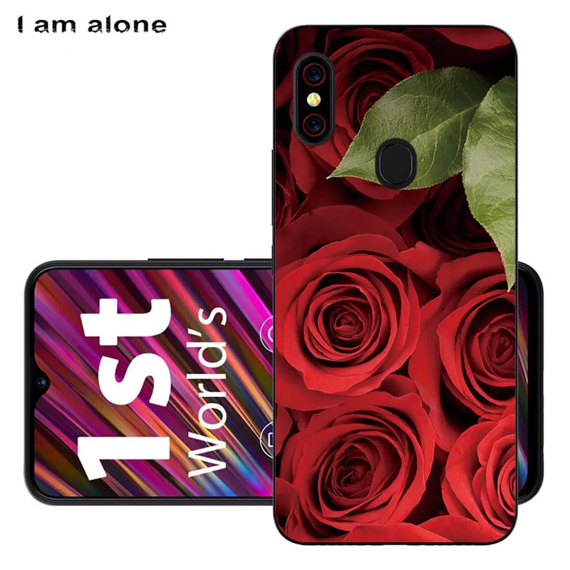 Solf TPU HH27 Чехлы для телефонов I am alone для Umidigi F1/F1 Play 6,3 дюймов черный мягкий ТПУ мобильный Модный чехол с принтом для Umidigi F1 сумки - Цвет: Solf TPU HH27