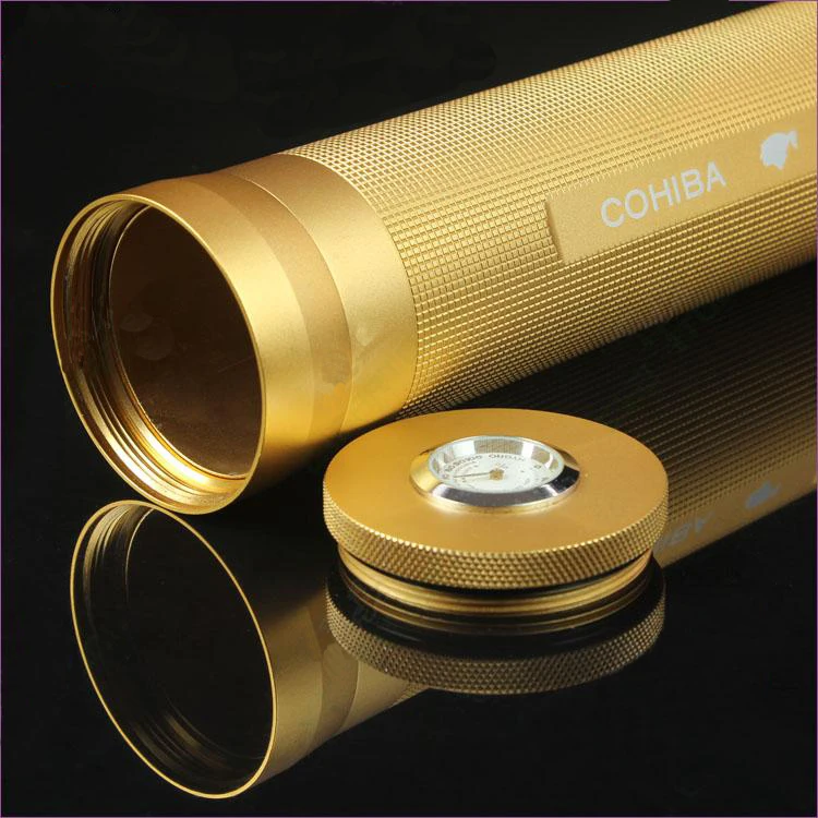 Высокое качество фонарик дизайн COHIBA держатель трубки сигары оборудован для