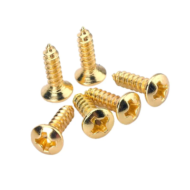 Новая 50 шт. гитара бас гитары монтажные винты для ST TL LP SG гитары|Детали и