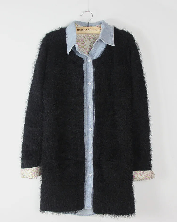 

Pop Tide Nice Women Winter Knitted Sweater Female Long Casual Sweater Cardigan