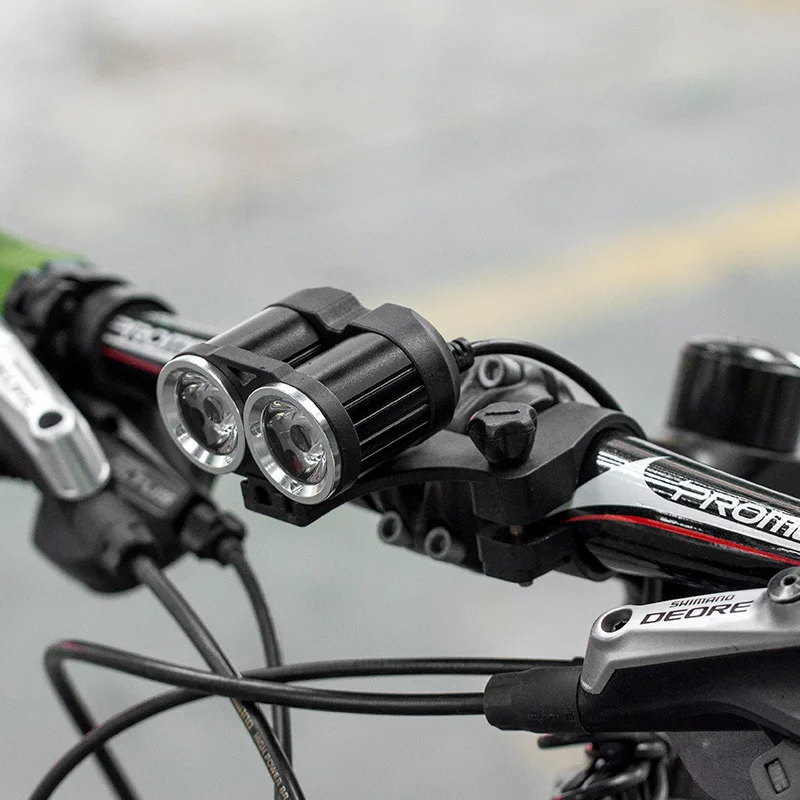 Велосипедный головной светильник USB Перезаряжаемый 4 режима флэш ультра из