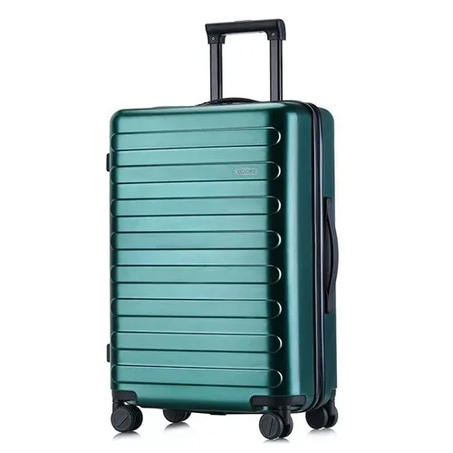 Dark green KLQDZMS чемодан PC чемодан серии 20/22/24/26 дюйма, сумка на колесиках чемодан, дорожная сумка на колёсиках с колесом - Цвет: Dark green