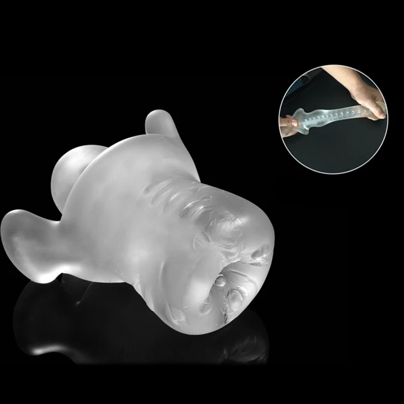 Soft Transparent Multi Hollow Anal Plug Extender Anus Enlargement Device Female Masturbation Gay Sex Toys for woman man | Красота и