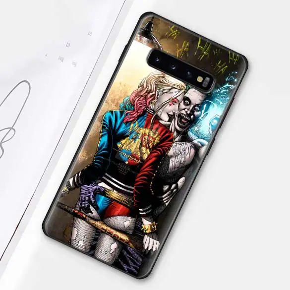 005 "," Харли Квинн "," Джокер "Черный силиконовый чехол для samsung Galaxy S10 S10e S8 S9 плюс S7 A40 A50 A70 Note 8 9 чехол Крышка - Цвет: 005