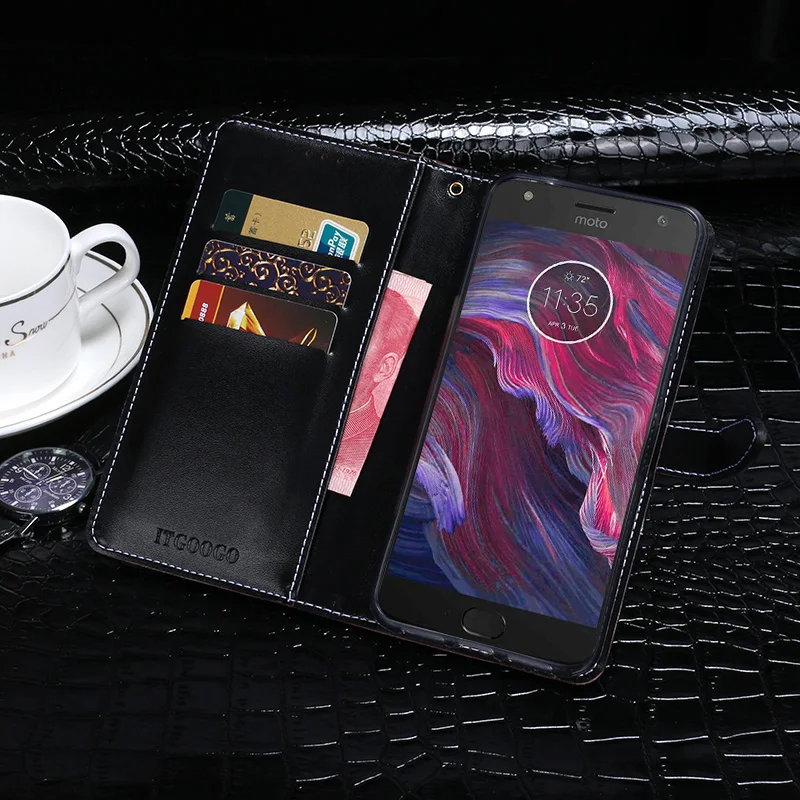 Чехол для Motorola Moto X4 чехол 5 2 "крокодиловая кожа флип кожаный крышка Капа бизнес