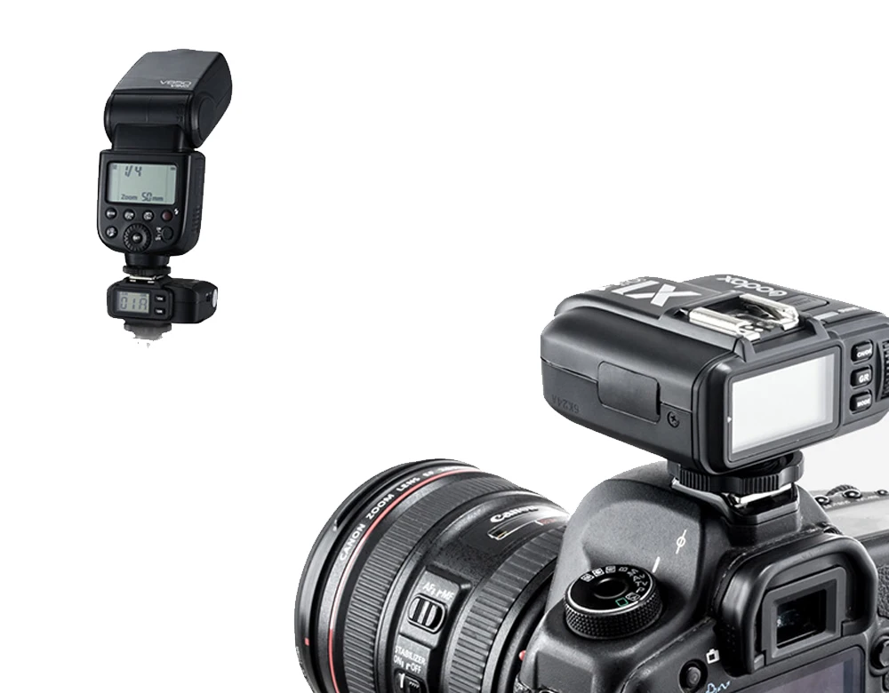 TTL комплект синхронизатора вспышки Godox X1C/N/S 2 4G беспроводной пульт дистанционного