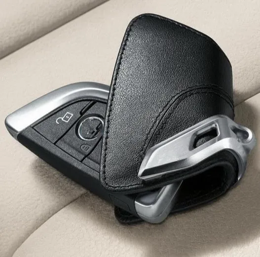 Новинка 2018 роскошный стильный кожаный чехол для автомобильного ключа/держатель