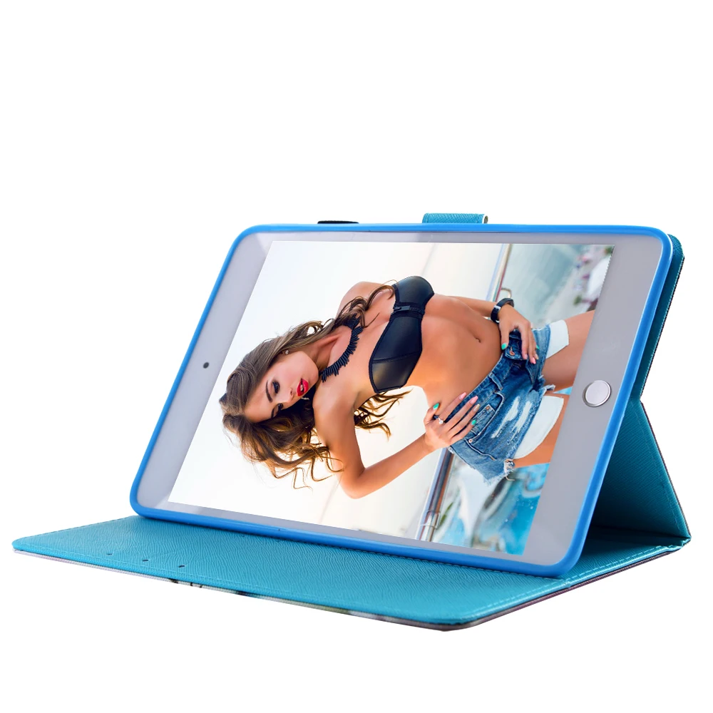 Чехол для iPad Mini5 2019 дизайнерский чехол-книжка из искусственной кожи с подставкой