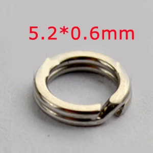 100pcs Size 1 100 шт./партия, кольца для приманки из нержавеющей стали, соединительное рыболовное кольцо без ржавчины в соленой воде - Цвет: 100pcs Size 1