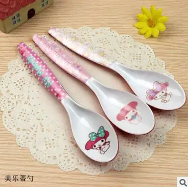 (10 шт./лот) Melody Kitchen Kids Girl Melanmine Spoon | Дом и сад