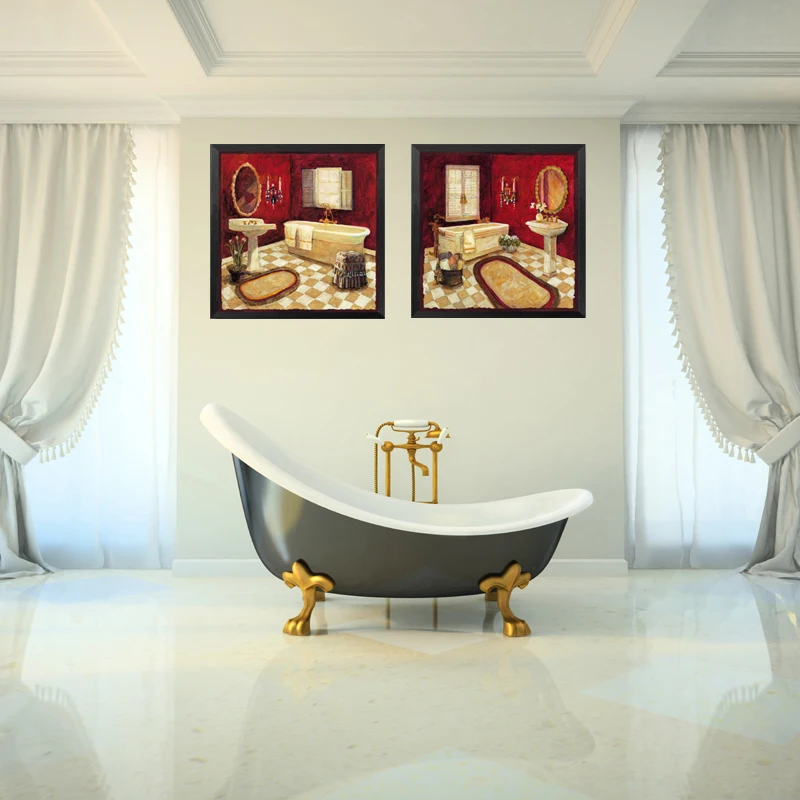 Настенная картина для ванной комнаты и душевой настенный плакат Картина на